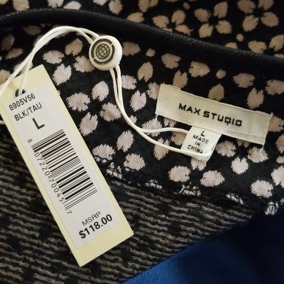 Max Studio Black/Taupe Dress - Picture 6 of 6